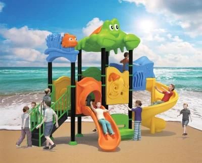 Lovely School Outdoor Playground Plastic Slide