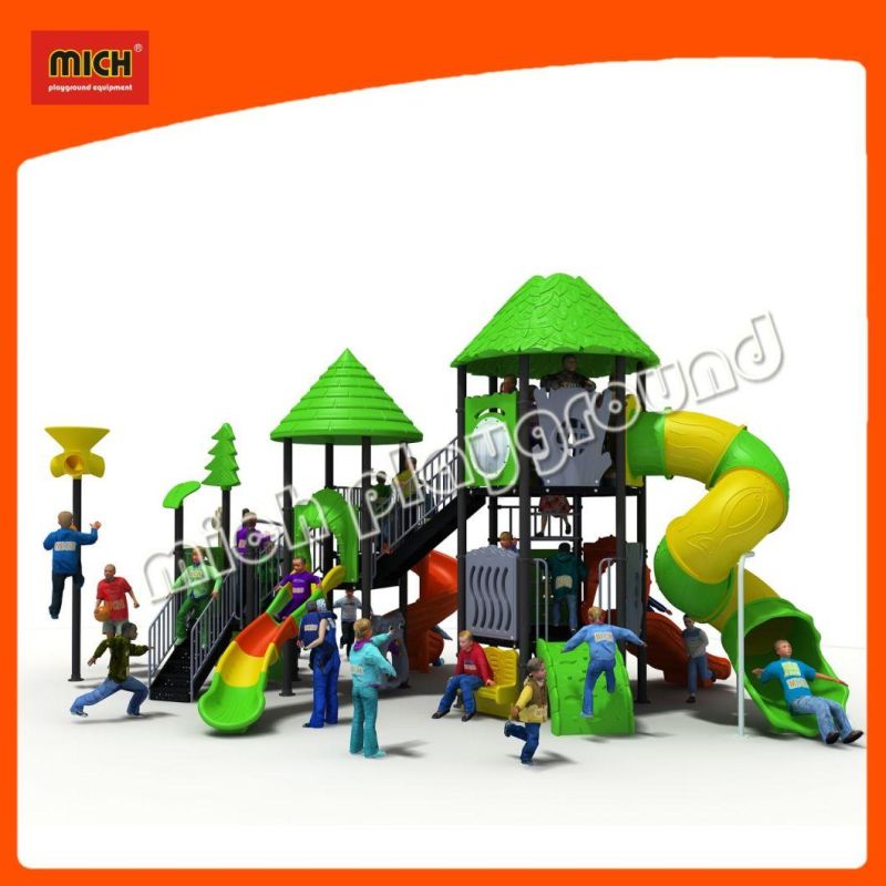 Children Outdoor Playground with Plastic Soft Slide