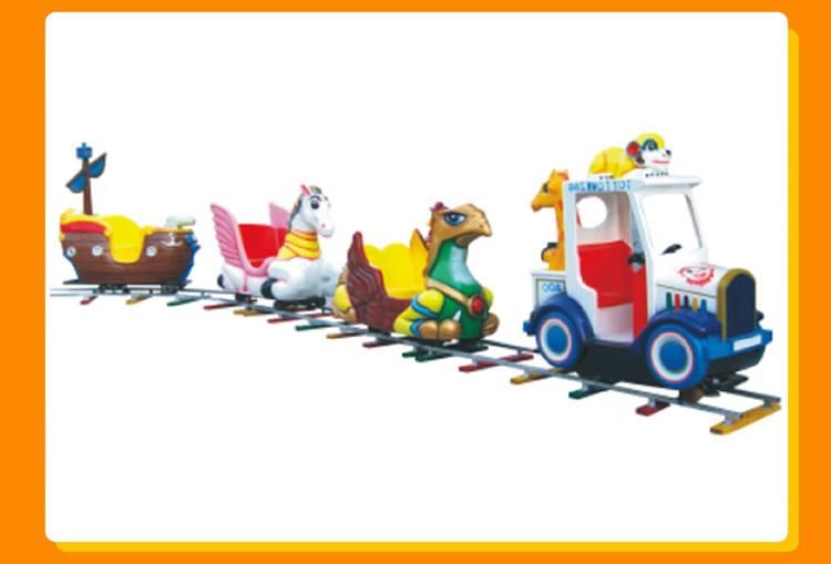 New Style Colorful Amusement Park Children′s Rider Electric Tourist Train (KL6064)