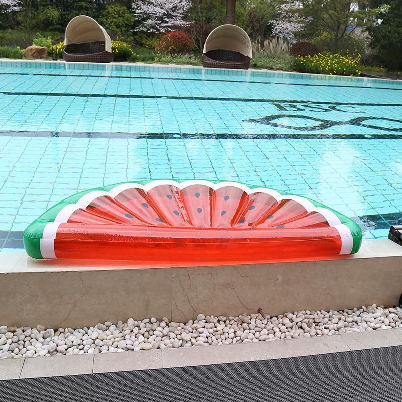 PVC Summer Water Play Equipment Toys Inflatable Swimming Half Watermelon Pool Float for Adult