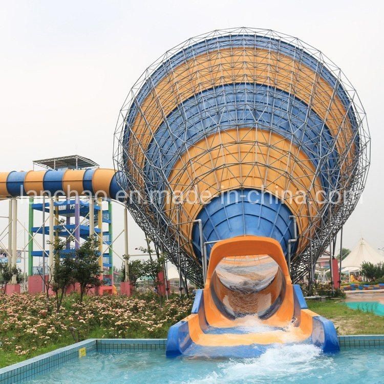 Big Size Water Slide Trumpet Slide Water Park Equipment