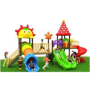 School Cartoon Plastic Slide Children Playground (BBE-N33)