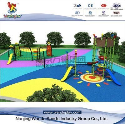 Plastic Slide Amusement Park Outdoor Playground Equipment for Kids