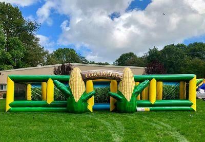 Customized Inflatable Maze Corn Maze Inflatable Haunted House Maze Outdoor Game