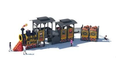Steam Train Themed Children Outdoor Playground