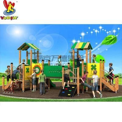Outdoor Kids Slide Playground Kids Wood Toy Outdoor Equipment