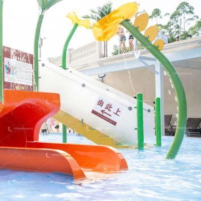 Beautiful Flower Water Slide Pads Water Popup Sprinkler for Outdoor Public Playground
