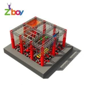 Ninja Warrior Course Cheap China Indoor Trampoline Park