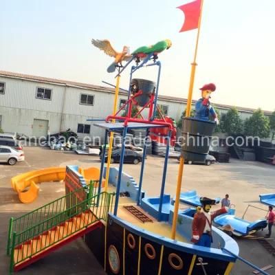 Pirate Ship Playground Equipment Water Park with Kids Water Slides
