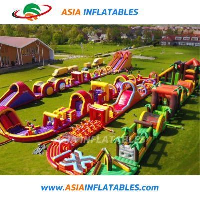 Factory Bespoke Inflatable 5K Obstacles Challenging Run Race Inflatable 5K Run
