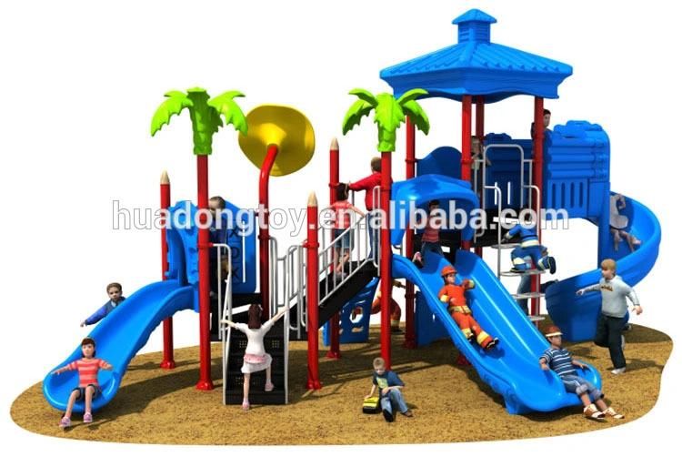 Kids Plastic Slides Toy Outdoor Playground Structure Equipment