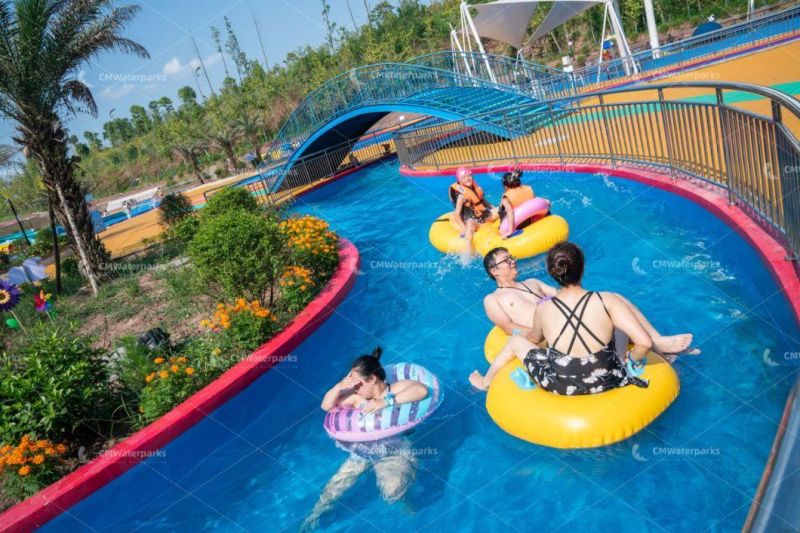 High Quality Fiberglass Water Slide Outdoor Water Park for Adult Kids