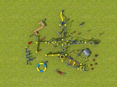 Wholesale Outdoor Adventure Playground Design Equipment HD-Swn008-19202