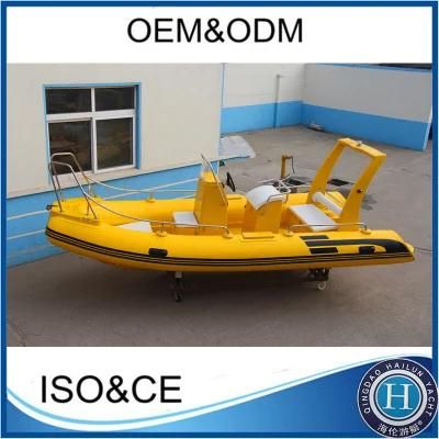 Rescue Boat /Hailun 520cm Rigid Inflatable Boat/ Fishing Boat/Rib520/River Rescue Boat