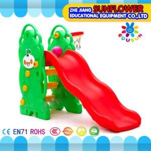 Indoor Playground Bear Shape Children Toys Kindergarten Soft Plastic Slide Playground (XYH12065-3)