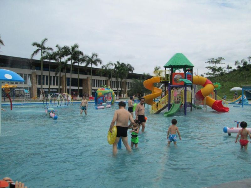 Fiberglass Water Park with Water Spray Swimming Pool Designs Toys