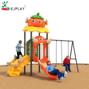 New Strawberry Series Outdoor Small Plastic Playground Equipment Play Slide and Swing for Kids