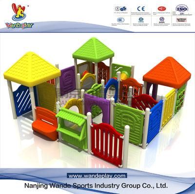 Wandeplay Children Plastic Toy Amusement Park Outdoor Playground Equipment with Wd-15D0278-01c