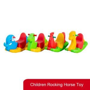 Kids Toy Plastic Animal Horse Rider Baby Plastic Rockingh House Play Toy