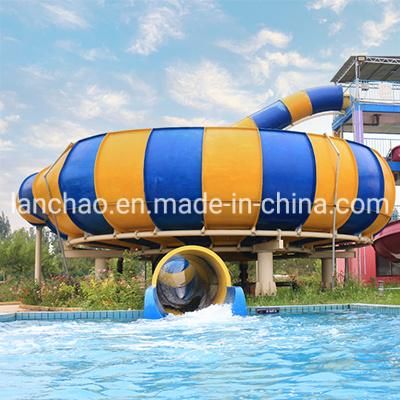 4-Person Big Water Park Slide Equipment for Adults