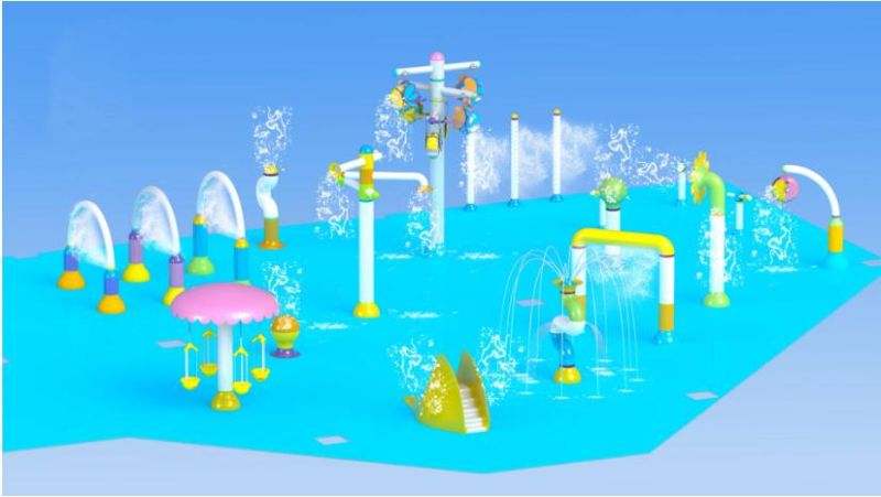 Indoor Water Park Equipment Water Play Toys Hotel Resorts Water Park Design