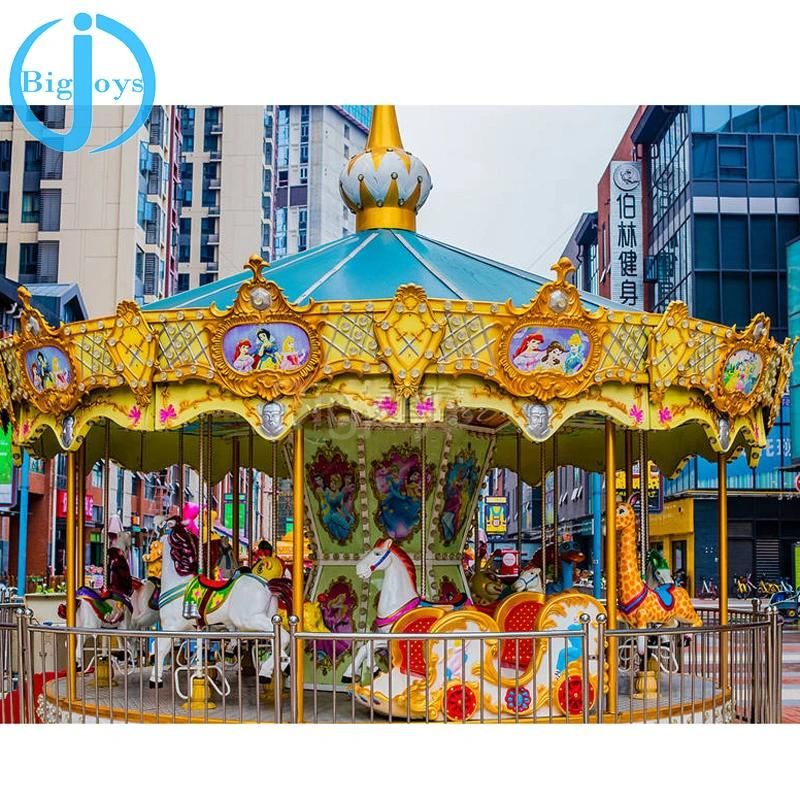 Attractive Amusement Carousel Horse Ride Fun Game Park Equipment Luxury Carousel for Sale