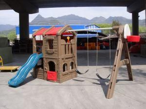 All Seasons Kid&prime;s Play House Furnished Kids Playhouse
