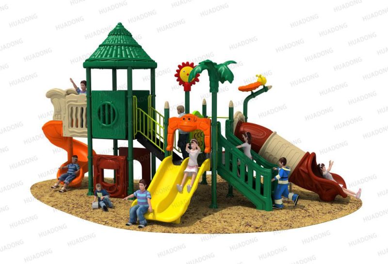 Double slide S Slide and Tube Slide Kids Entertainment Equipment Outdoor Playground