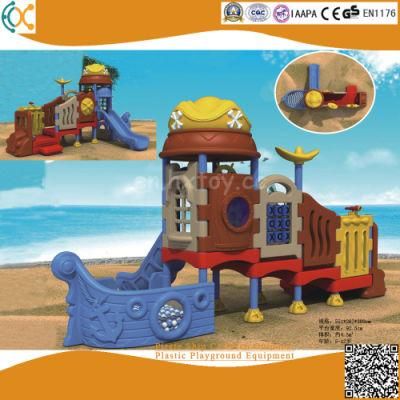 Pirate Ship Children Outdoor Plastic Playground Equipment