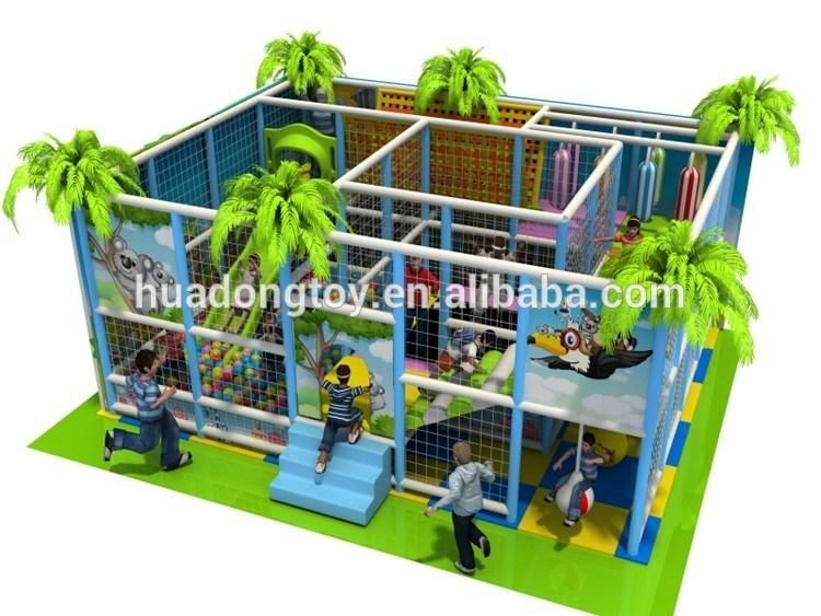 Eco-Friendly Kids Indoor Playground Jungle Gym Soft Play for Sale