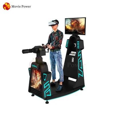 New Interactive Shooting Machine 9d Vr Gatling Fighting Game Machine