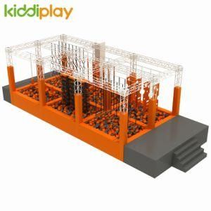 Hot Selling Indoor Trampoline Park Ninja Warrior Kids Obstacle Course with Aluminum Structure Family Entertainment Center
