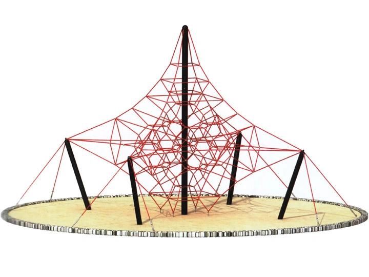 Large Size Outdoor Steel Climbing Structure for Kids