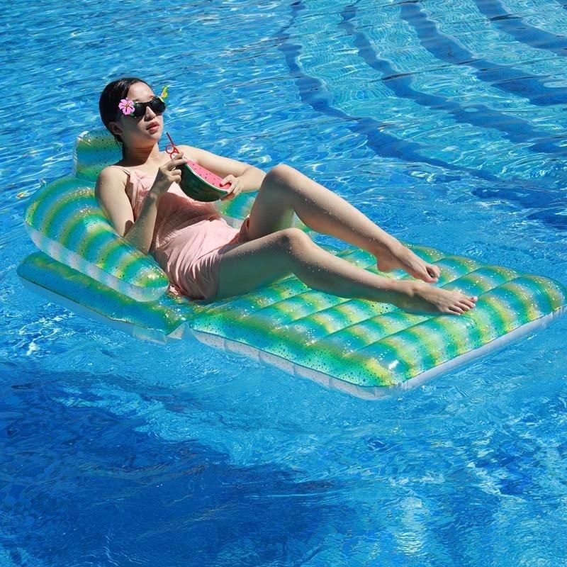 Newest Design Summer Water Play Toys Inflatable Foldable Water Chair Pool Float for Adult