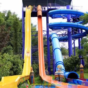 10m High Free-Fall Skin Slide / Wate Park Equipment (WS-054)