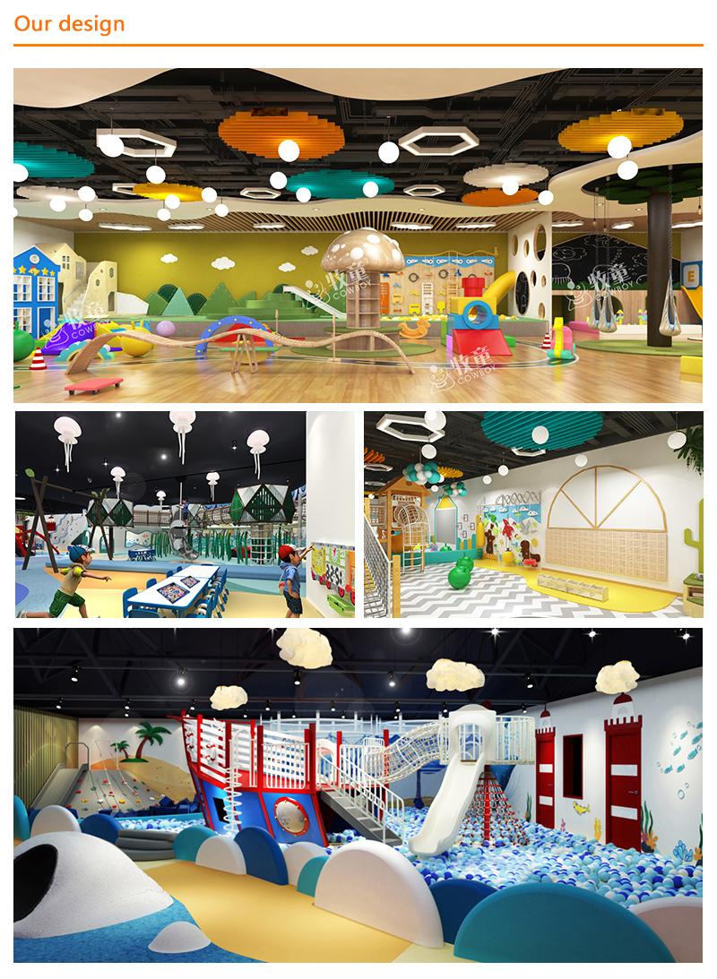 Pretend Play Amusement Center Indoor Kids Play Zone Commercial Toddler Playground
