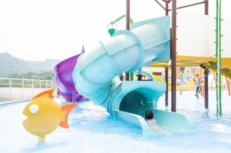 Fiberglass Water Slide Water Park for Adult Kids