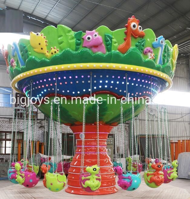 New Design Fairground Attraction Kids Amusement Park Equipment Rotary Dinosaur Flying Chair Rides