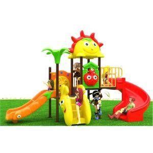 Backyrad Cartoon Flame Roof Children Slide Playground (BBE-N5)