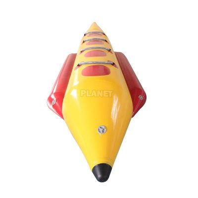 Custom PVC 4 Persons Single Tube Inflatable Banana Boat
