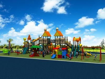 Newest Huge Kids Outdoor Play Structure Equipment Kindergarten Playground Villa Series