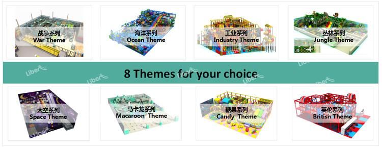 Customized Large Kids Indoor Playground Equipment with Soft Toys