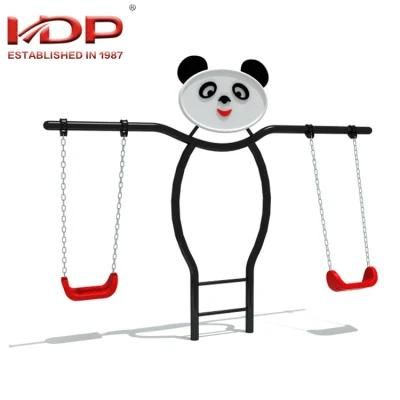 Panda Style Children Outdoor Playground Swing