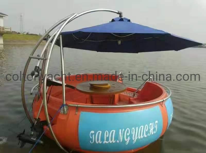 Factory Wholesale Electric Barbecue Boat BBQ Donut Boat for Sale