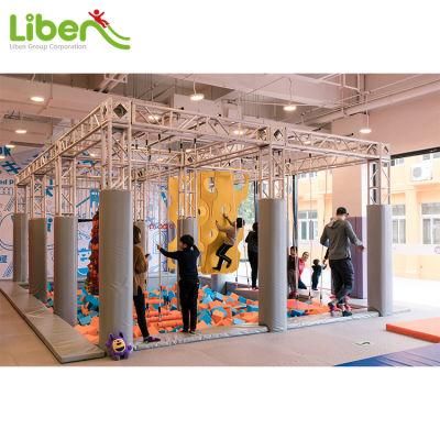 Indoor Ninjia Warrior Course with Foam Blocks Builder