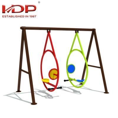 High Quality Two Seat Children Outdoor Metal Swing for Sale
