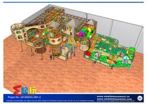 Pyramid Themed Indoor Playground Equipment