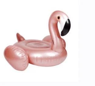 Flamingo Pool Float Swimming Inflatables Toys Pink Water Animal Island Float for Adults & Kids