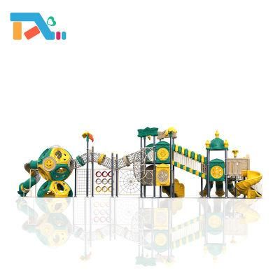 Royal Palace Theme Kids Plastic Slide Outdoor Playground Equipment