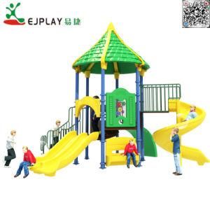 Amusement Park Equipment with Combind Slide for Kids in 3-12 Years Old